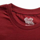 SIDE SKULL CRIMSON T-SHIRT