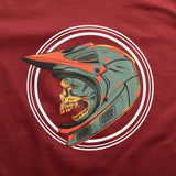 SIDE SKULL CRIMSON T-SHIRT