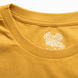 SIDE SKULL YELLOW T-SHIRT