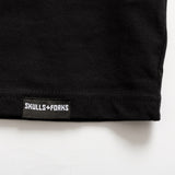 SIDE SKULL BLACK T-SHIRT