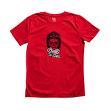 SKULLS AND FORKS RED T-SHIRT PRE-ORDER